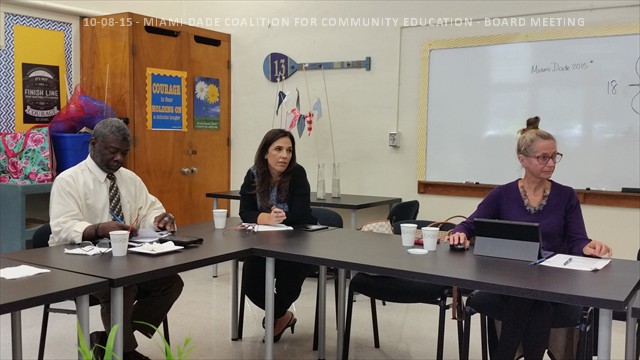 10-08-15 - MIAMI-DADE COALITION FOR COMMUNITY EDUCATION - BOARD MEETING (15)