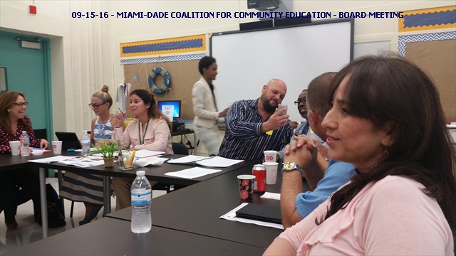 09-15-16 - MIAMI-DADE COALITION FOR COMMUNITY EDUCATION - BOARD MEETING (1)