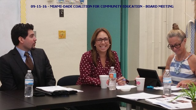 09-15-16 - MIAMI-DADE COALITION FOR COMMUNITY EDUCATION - BOARD MEETING (14)