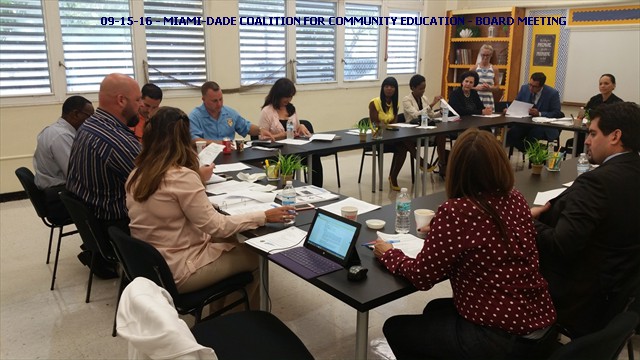 09-15-16 - MIAMI-DADE COALITION FOR COMMUNITY EDUCATION - BOARD MEETING (20)