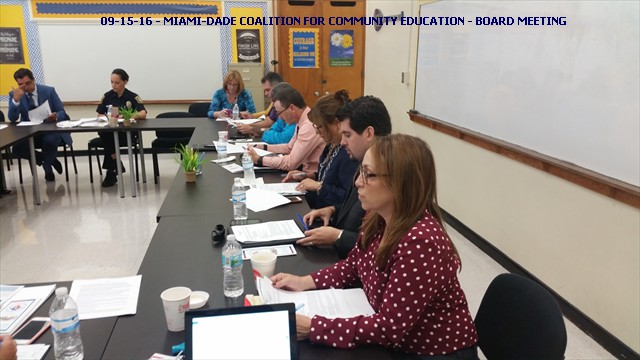 09-15-16 - MIAMI-DADE COALITION FOR COMMUNITY EDUCATION - BOARD MEETING (21)