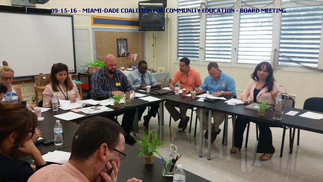09-15-16 - MIAMI-DADE COALITION FOR COMMUNITY EDUCATION - BOARD MEETING (25)