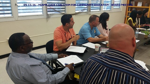 09-15-16 - MIAMI-DADE COALITION FOR COMMUNITY EDUCATION - BOARD MEETING (33)